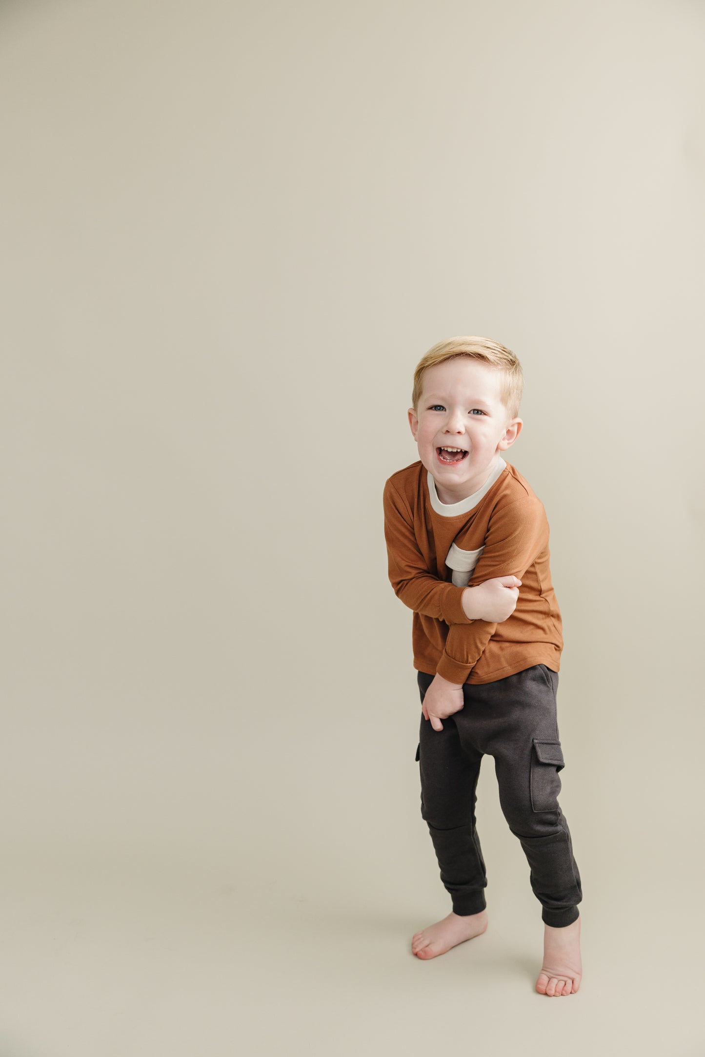 Bamboo Cargo Pocket Tee - Thrush