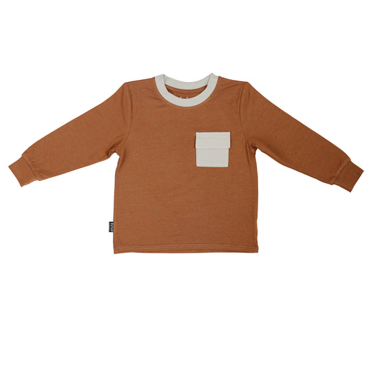 Bamboo Cargo Pocket Tee - Thrush