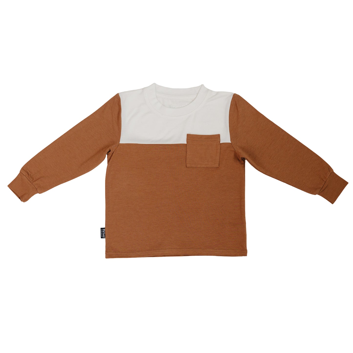 Bamboo Long Sleeve Pocket Tee - Thrush